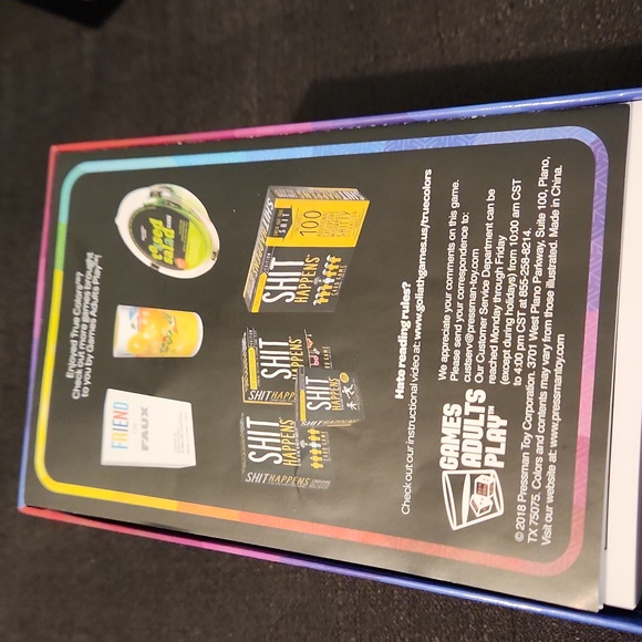 PRE-OWNED TRUE COLORS CARD PARTY GAME. AGES 17+ - Picture 5 of 6